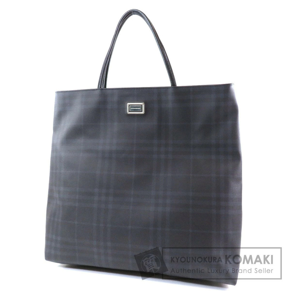 BURBERRY Checkered Tote Bag